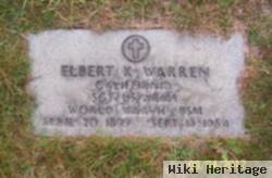 Elbert K Warren