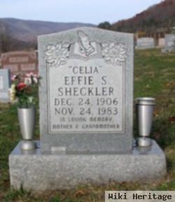 Effie "celia" Shifflett Sheckler