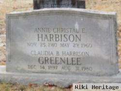 Claudia Brown Harbison Greenlee