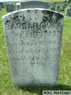 Barbara D. Detweiler Kauffman