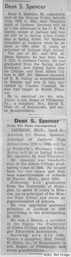 Dean S Spencer