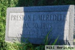 Preston F. Meredith