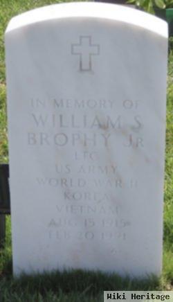 Ltc William S "bill" Brophy, Jr