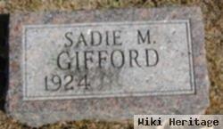 Sadie M Gifford