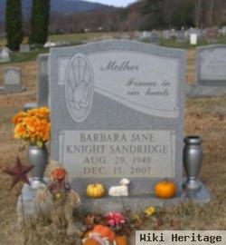 Barbara Jane Knight Sandridge