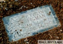 F Evelyn Pigman