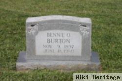 Bennie O Burton