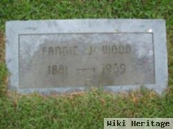 Fannie J Wood