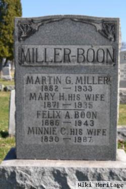 Minnie C Miller Boon