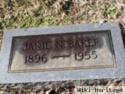 Janie N Baker