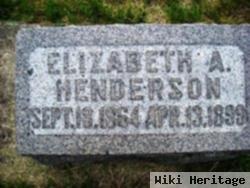 Elizabeth A Henderson