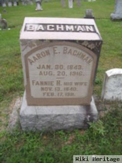 Fannie H "fanny" Ritter Bachman