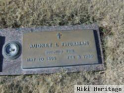 Audrey Lee Mcclanahan Thurman