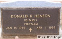 Donald K Henson