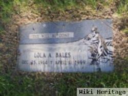 Lola Audrey Phillips Bales