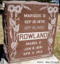 Marquis O. Rowland