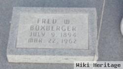 Friedrich Wilhelm "fred" Boxberger