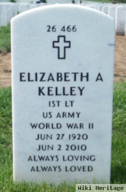 Lieut Elizabeth A Kelley