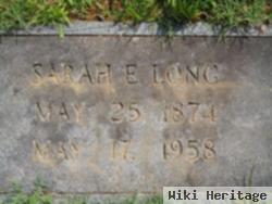 Sarah Emeline "sallie" Long Long