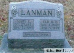 Rev William Harrison Lanman