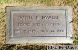 Watha B. Fowler