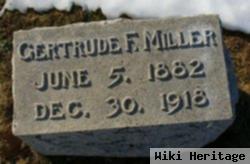 Gertrude F Miller