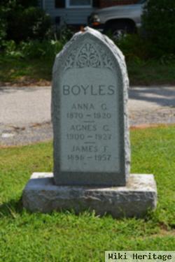 Agnes C Boyles