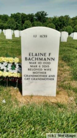 Elaine F Williams Bachmann