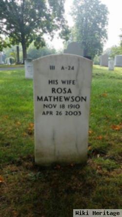 Rosa Hayes Mathewson