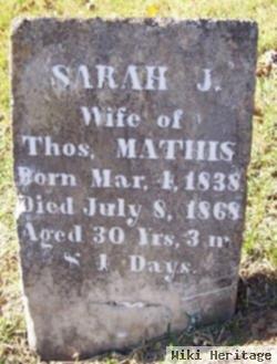 Sarah J. Ross Mathis