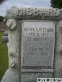 Orpha A Hibbard