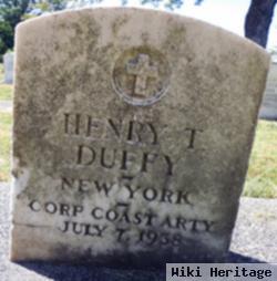 Corp Henry T Duffy