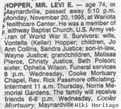 Levi Elvin Hopper