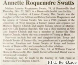Annette Roquemore Swatts
