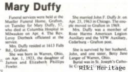 Mary F. Duffy