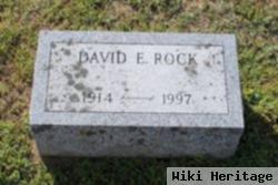 David E Rock