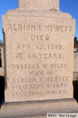 Albion E Hewett