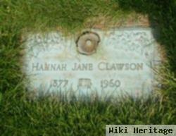 Hannah Jane Clawson