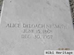 Alice Deloach Nesmith