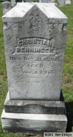 Christian Benninger