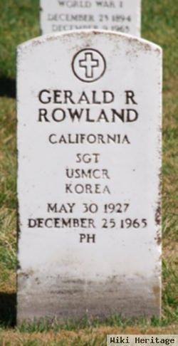 Gerald R Rowland