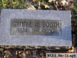 Minnie M Booth