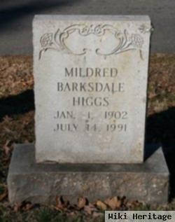 Mildred Barksdale Higgs