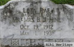 Leta Rae Hine