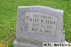 Mary H Klink