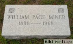 William Page Miner