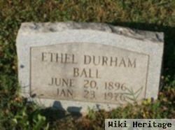 Ethel Durham Ball