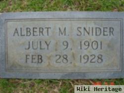 Albert M Snider