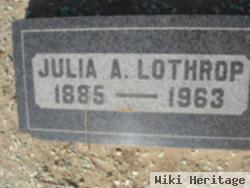 Julia A Barton Lothrop