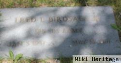 Fred L Birdsall, Jr